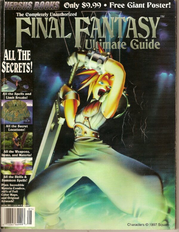 Final Fantasy VII Versus Books Completely Unauthorized Ultimate Guide cover